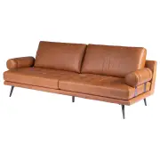 Arklow 3 Seater Leather Sofa