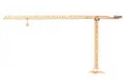 Conrad 2036 Potain MDT 809 Tower Crane - Yellow 1/87 HO Die-cast MIB