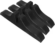 COMNESTBI 3pcs Folding Divider Stand Base Modern Fabric Screen Partition Holder Bracket for Home and Office Stable Design with Easy Mobility Kitchen Partition Bracket