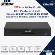 DAHUA OEM DVR 8CH UP TO 5MP 4IN1 AUDIO COAX 1 SATA PENTABRID DVR-58S1-SM