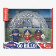 FISHER PRICE Go BUFFALO BILLS Mafia Little People NEW Josh Allen Diggs Mcdermott
