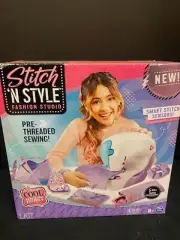 , Stitch 'N Style Fashion Studio, Pre-Threaded Sewing Machine Toy with Fabric...