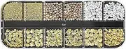 Nail Rhinestones, Sea Nail Decorations, Manicure Accessories Set, Works with Most Adhesives, Blend Into Many Occasions, 5x13cm, for Women, Salon, Party