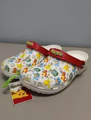 Crocs x Pokemon 2 Classic Clog Pikachu Squirtle Charmander 6y 207765-94S