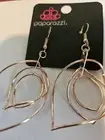 Paparazzi Spiral Dangle Fish Hook Earrings - Gold