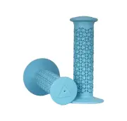 AME BMX Bike Grips Round Light Blue A'ME Old School Bicycle GT PERFORMER DYNO