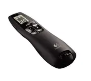 Logitech R800 Laser Presentation Remote LCD display time tracking 30m Range, 2.4GHz Instuitive slideshow controls MILT-R700PRO 910-003508