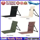 LF# Backrest Cushion Chair Oxford Cloth Folding Back Beach Chair for Fishing Tra