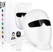 [MDIBZCA] Light Therapy Mask 7-Colour LED Face Mask Beauty Red Light Lamp Mask for Anti-Ageing Skin Rejuvenation Firming Mask Skin Wrinkles