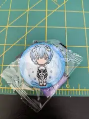 Neon Genesis Evangelion Button Pin - Rei Kensuke - Bandai Gashapon