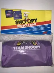 Vintage 1971 (?) AC International Snoopy Peanuts Bicycle Tote Bag MINT NIP. Toy
