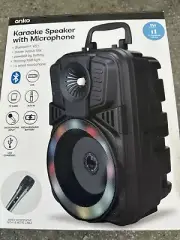 Anko Karaoke Speaker with Microphone Brand New & Free Postage