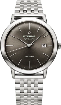 Eterna Eternity Men's Swiss Made Automatic Slim Classic Dress Watch $2200 NEW