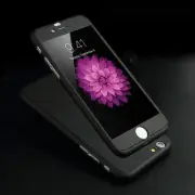 FOR APPLE IPHONE 8 STEALTH HYBRID 360 TEMPERED GLASS SHOCK PHONE COVER CASE