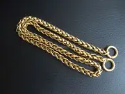 1/4" Solid Brass Wheat Chain Key Wallet Chain Fob chain Crafts