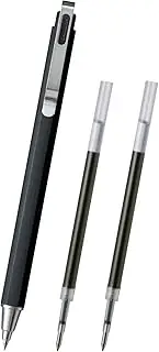 Sakura Crepas Gel Ink Ballpoint Pen Ballpoint Sign iD Plus Pure Black 0.5mm Refills, Set of 2 GBR355#49R