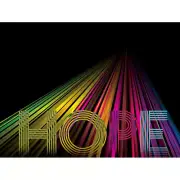 Hope Trippy Psychedelic Quote Motivation Unframed Wall Art Poster