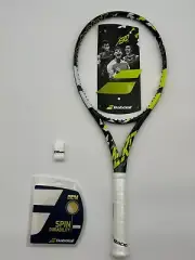 2023-25' Babolat Pure Aero Lite 16x19 4-1/8 (New Condition) w/ Extra Accessories