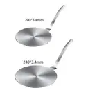 Stainless Steel Simmer Ring Plate, Cooktop Converter Adapter, Heat Diffuser,