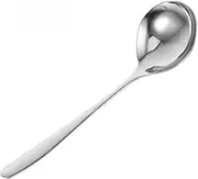 SECFOU Stainless Steel Catering Serving Spoon Large Public Spoon for Buffet and Soup Serving Dishwasher Safe Kitchen Utensil for Shared Dining Experiences