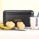 Metal Bread Box Bin Farmhouse Bread Box for Baked Goods Restaurant Pancakes