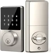 New Smart Locks with password, Keyless Entry Door Lock with Touchscreen Keypads