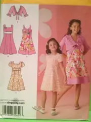 Simplicity Sewing Pattern 2683 Girls Child Dress Size 3-6 Uncut