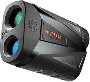 MiLESEEY IONJET 2 6x22mm Hunting Range Finder with Black/Red Display, 2000 Yards Laser Rangefinder, 7.5° Wide Field of View, Angle Compensation, Dual Power Sources for Hunting, Shooting, Archery