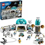 LEGO® City Lunar Research Base 60350 Building Kit;Toy Moon Base Playset for Kids Aged 7