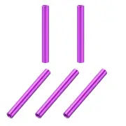 5 Pcs M3x40mm Round Aluminum Standoff Column Spacer Female Purple for DIY