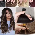 Nano Ring Micro Bead Tips Double Drawn Remy Human Hair Extensions THICK 50G-150G