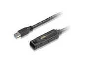 ATEN USB 3.1 Gen 1 10m Extender Cable with AC Adapter, support 5 Gbps data-rate, daisy-chain up to 50m, unique locker head design