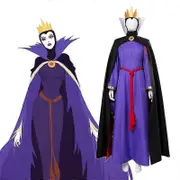 Evil Queen Cosplay Costumes Women Disney The Snow White Evil Queen Cosplay Dress Outfit Adult Halloween Carnival Costumes M