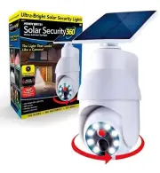 Handy Brite Solar Security 360 LED Light with beam distribution of 120 degrees.