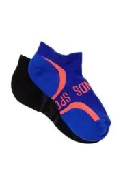 Bonds Kids 2 Pack Ultimate Comfort Low Cut Socks sizes 5 8 Multi Colour Pack