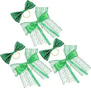jojofuny Wine Bottle Bowknot Lightweight Patrick's Day Decorations Mini Bow Ties Set