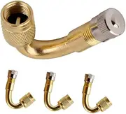 Easy to Use 4pcs Universal Tire Valve Extender Kit Extend Your Valve Stem Efficiently