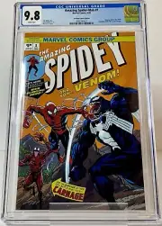 Amazing Spider-Man 1 CGC 9.8 Marcus To Hulk 181 Venom Wolverine Carnage Homage