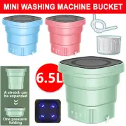 Portable Mini Washing Machine Laundry Clothes Bucket Washing Machine Foldable