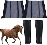 Horse Fly Boots | Fly Boots Reusable for Horses | Fly Boots Horses, Fly Leggings, Horse Boots, Ensures Comfort Reduces Stomping