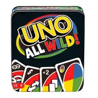 在飛比找蝦皮購物優惠-UNO牌 紙牌遊戲 ALL WILD大鐵盒UNO紙牌 益智 