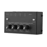 Ultra-Compact 4 Channels Stereo Headphone Amplifier Amp Mono Stereo Switch Y2K4