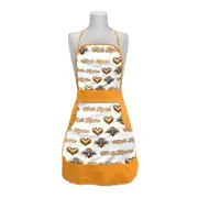 Wests Tigers NRL Retro Ladies Apron Mothers Day Gift Kitchen Cooking BBQ