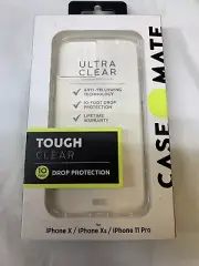 Case-Mate Tough Clear Case for Apple iPhone 11 Pro (Clear)
