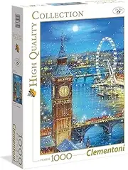 [Clementoni] Snow Flakes On Big Ben 1000 Pieces Jigsaw Puzzle