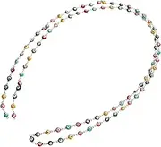 [Angoily] Craft Beads Chain Handmade Jewelry Accessory Evil Eye Link Charm 1m Stainless Steel Bead Chain