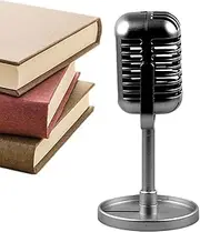 Vintage Microphone Toys Model, Vintage Desktop Microphone Accessories Model - Vintage Toys Microphone, Accessories Model, Old Utility Microphone for Party,