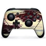 Nintendo Switch Pro Controller Skin Decal Vinyl Wrap - Palm Trees Vintage Beach