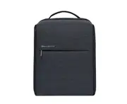 Urban Simple Backpack 2 Life Style Shoulders Bag Rucksack Daypack School Bag Fits 14 inch Laptop Bag - Dark Grey