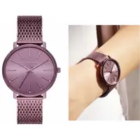 在飛比找Yahoo!奇摩拍賣優惠-MICHAEL KORS 紫色錶盤 不鏽鋼米蘭編織錶帶 石英